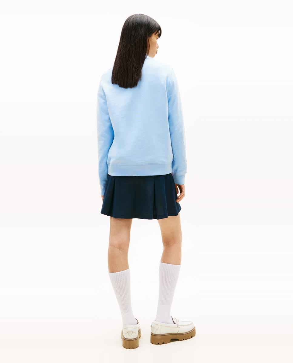 Sweatshirt sem Capuz Azul-claro-2