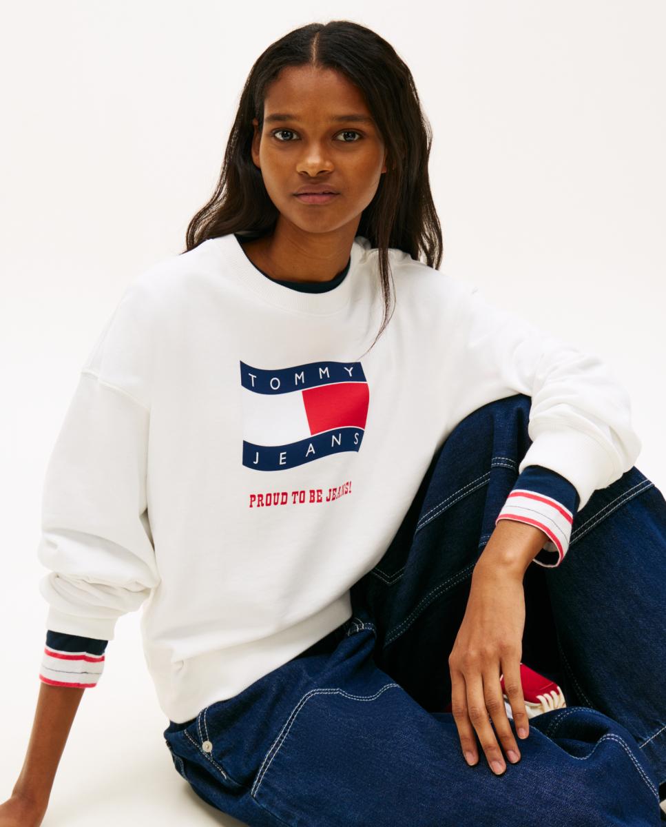 Sweatshirt de Decote Redondo Boxy Fit Cru-3