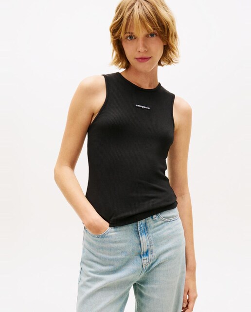 Imagem 0 de T-shirt Slim sem Mangas