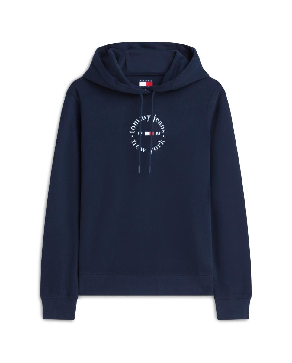 Sweatshirt Fit Regular com Capuz Azul-marinho-4