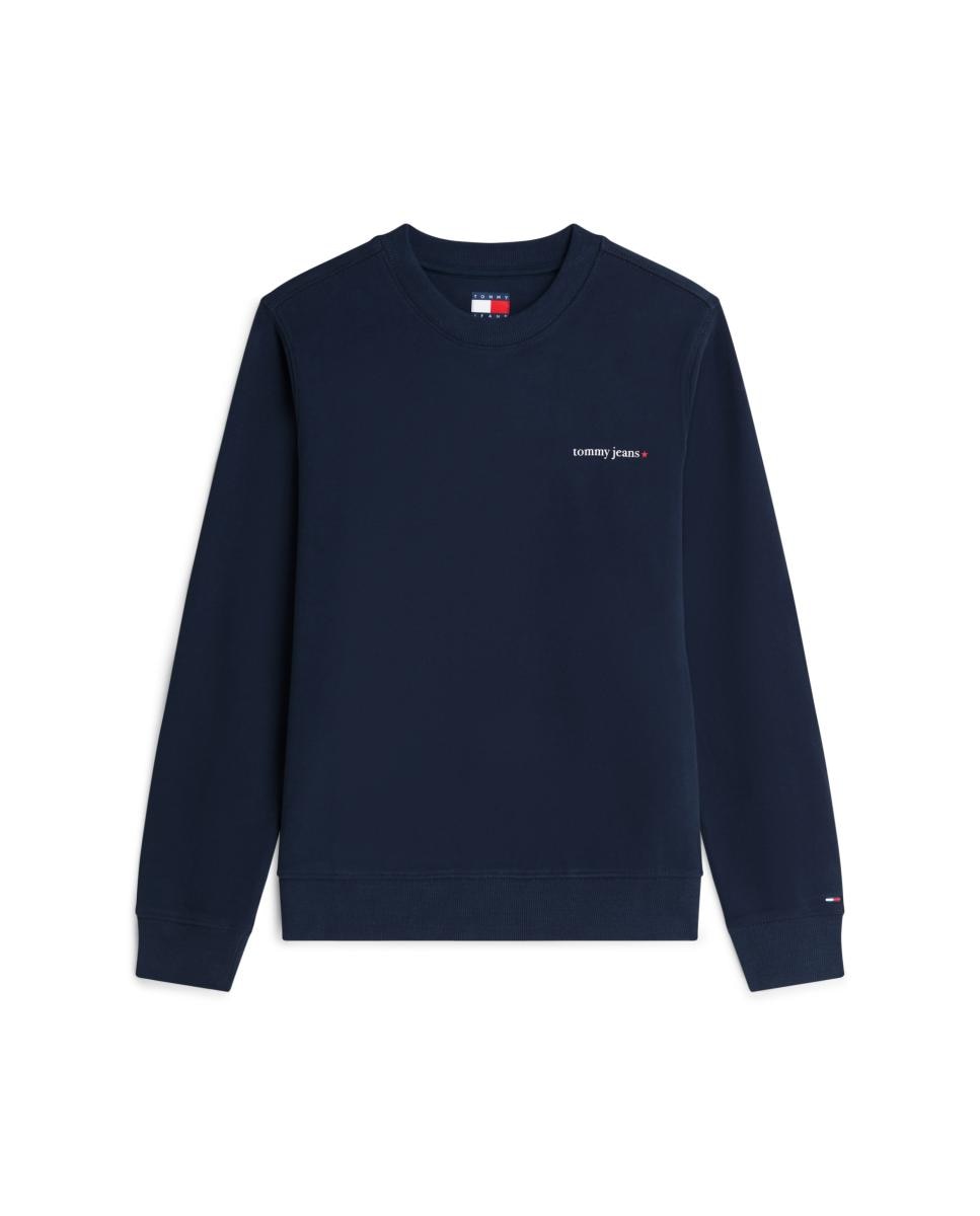 Sweatshirt com logótipo estampado e fit regular Azul-marinho-4