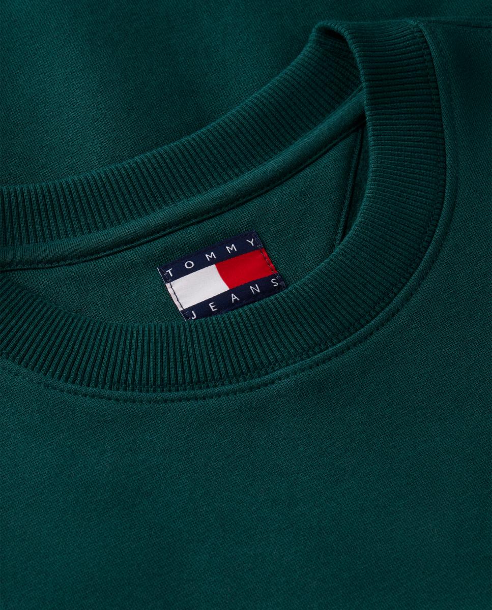 Sweatshirt Denim Essentials Regular Fit Verde-escuro-7