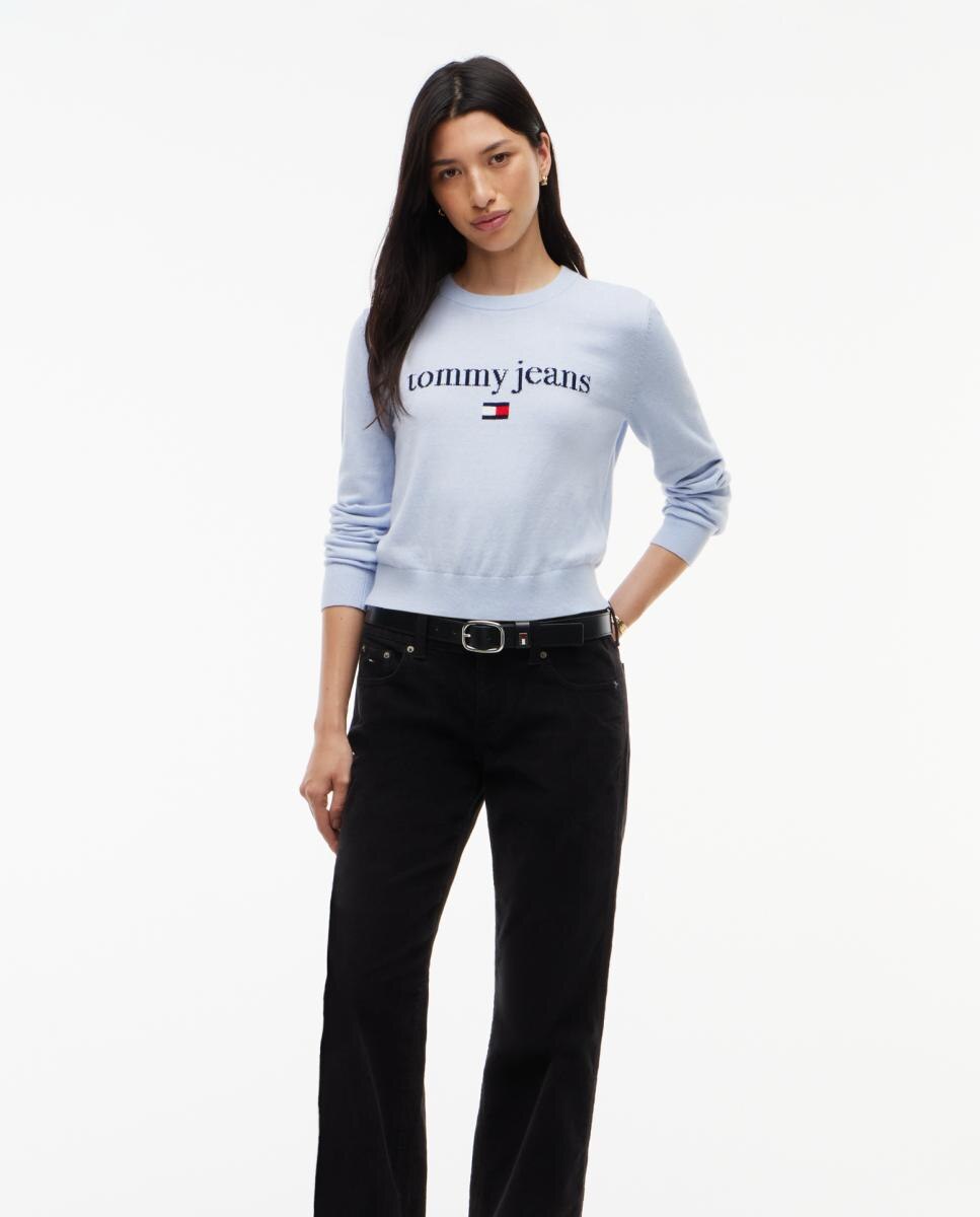 Jersey essential logo regular fit de Tommy Jeans - Azul claro Azul claro-2