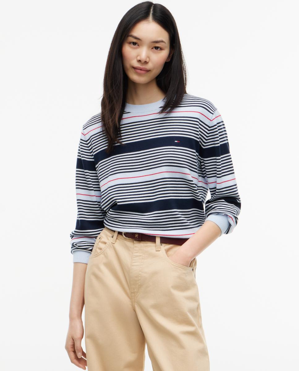 Imagen 0 de Jersey denim essential boxy fit de Tommy Jeans Azul claro