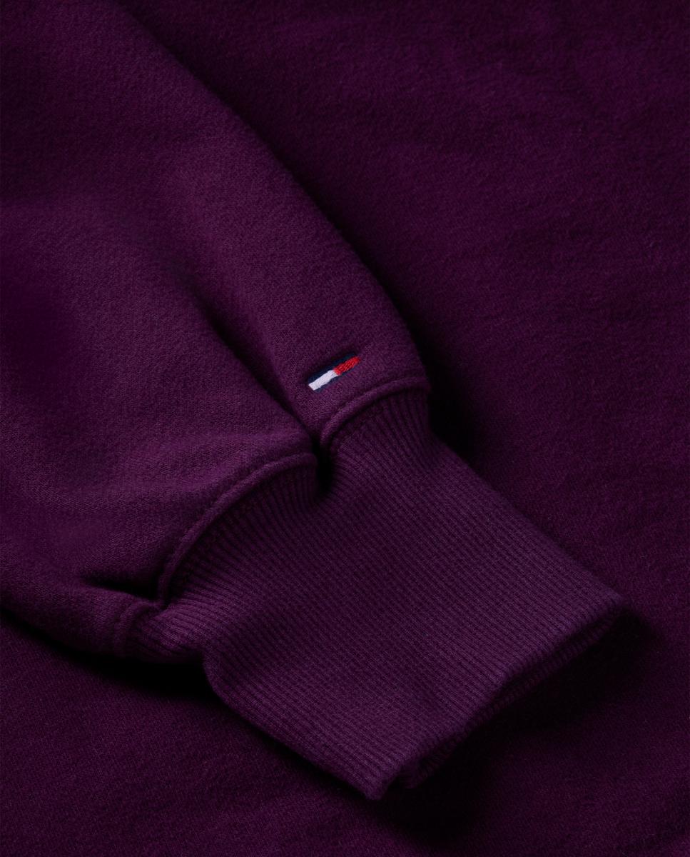 Sweatshirt Varsity Oversize Fit Bordeaux-4