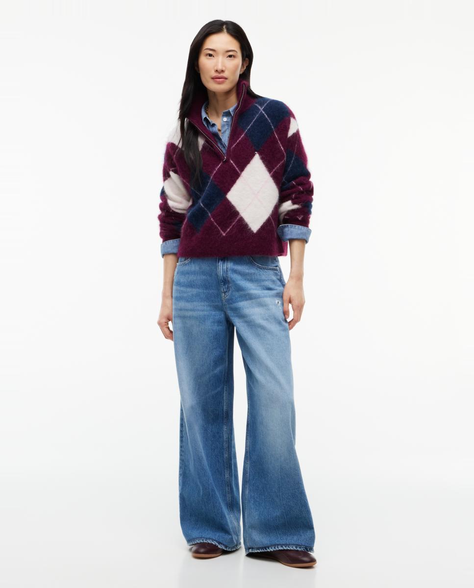 Jersey collegiate crest relaxed fit de Tommy Jeans - Burdeos Burdeos-7