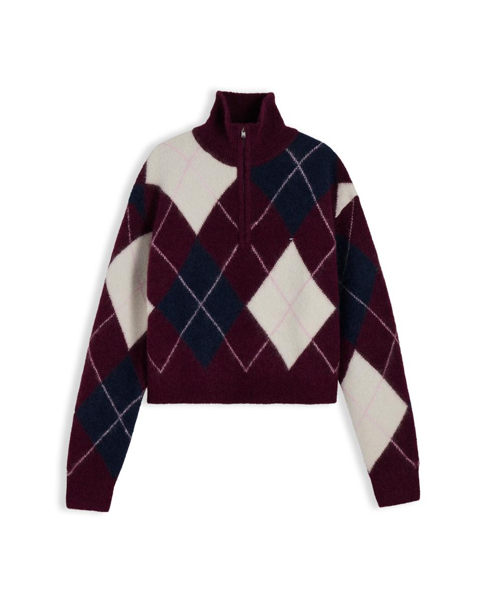Jersey collegiate crest relaxed fit de Tommy Jeans - Burdeos Burdeos-4