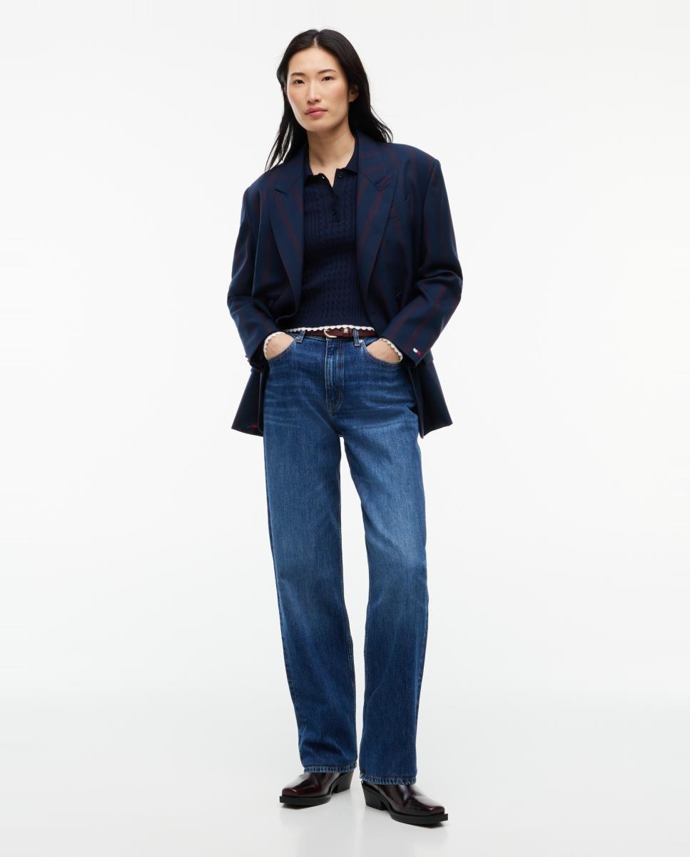 Jersey denim essential slim fit de Tommy Jeans - Azul marino Azul marino-4