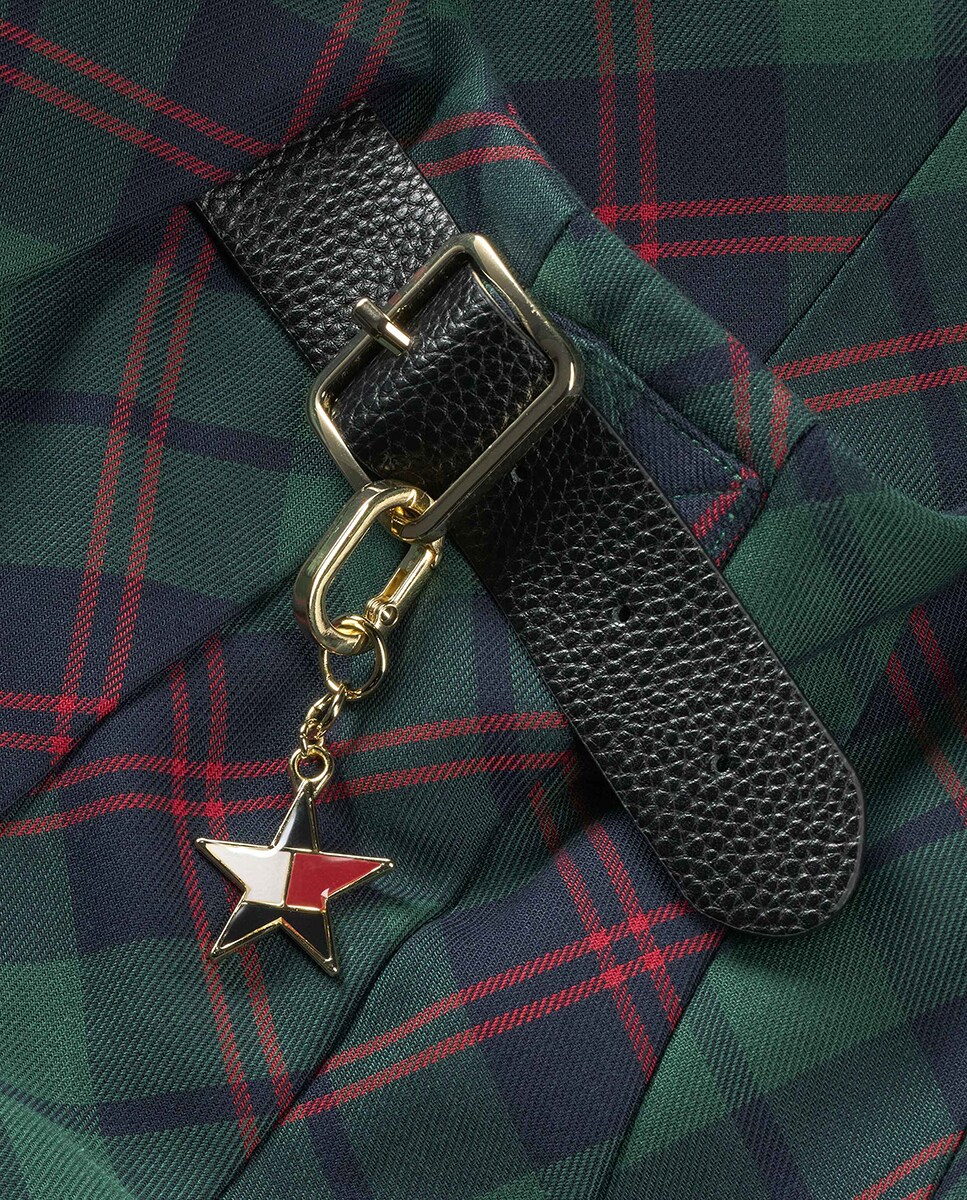 Saia aos Quadrados Tommy Girl Verde-6