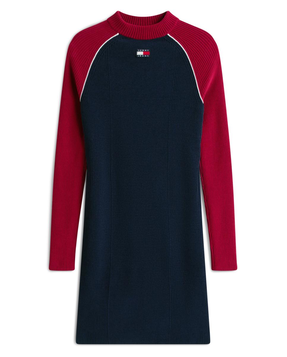 Vestido Tipo Sweater Slim Fit Azul-marinho-3