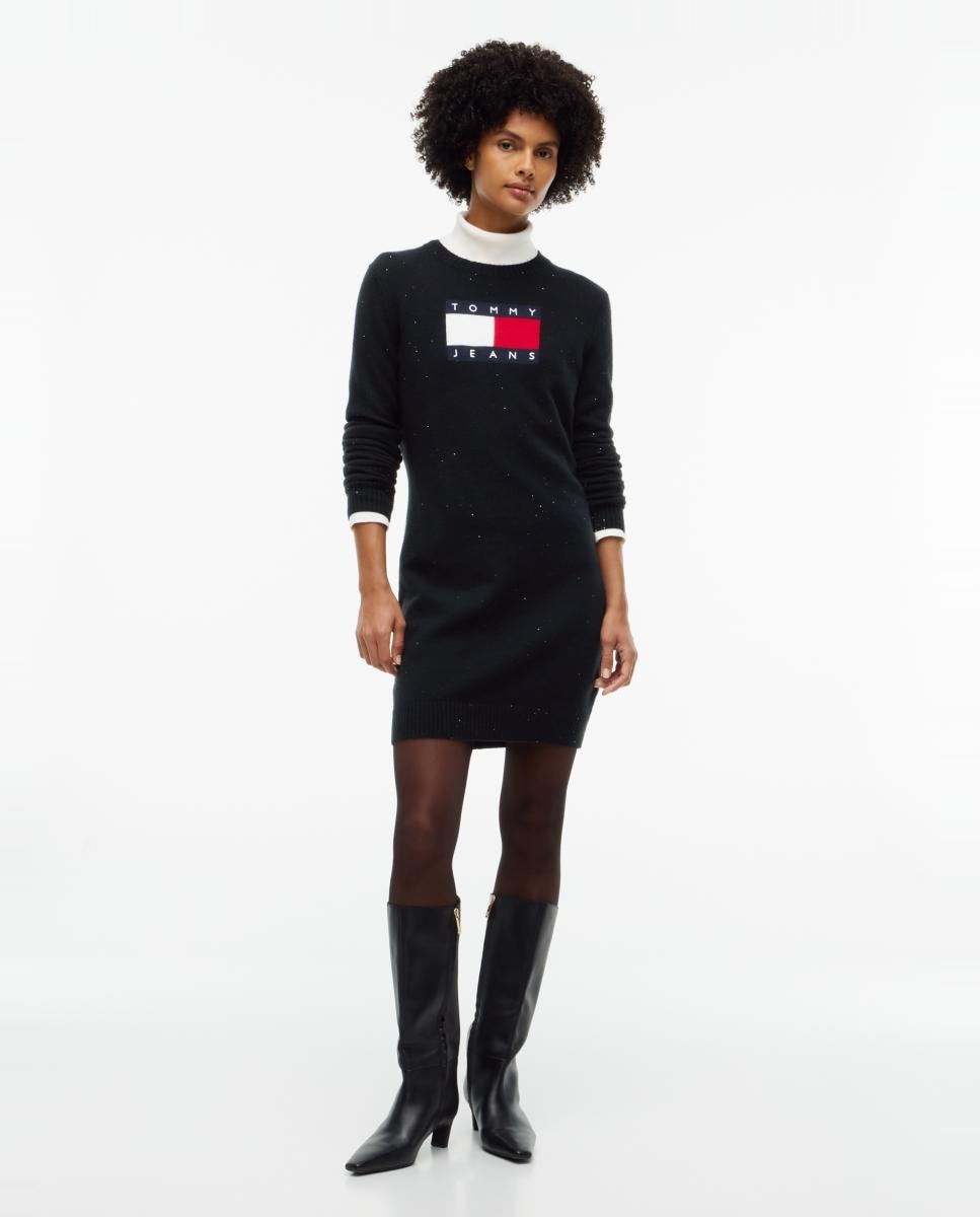 Vestido tipo sweater de Tommy Jeans - Negro Negro-7