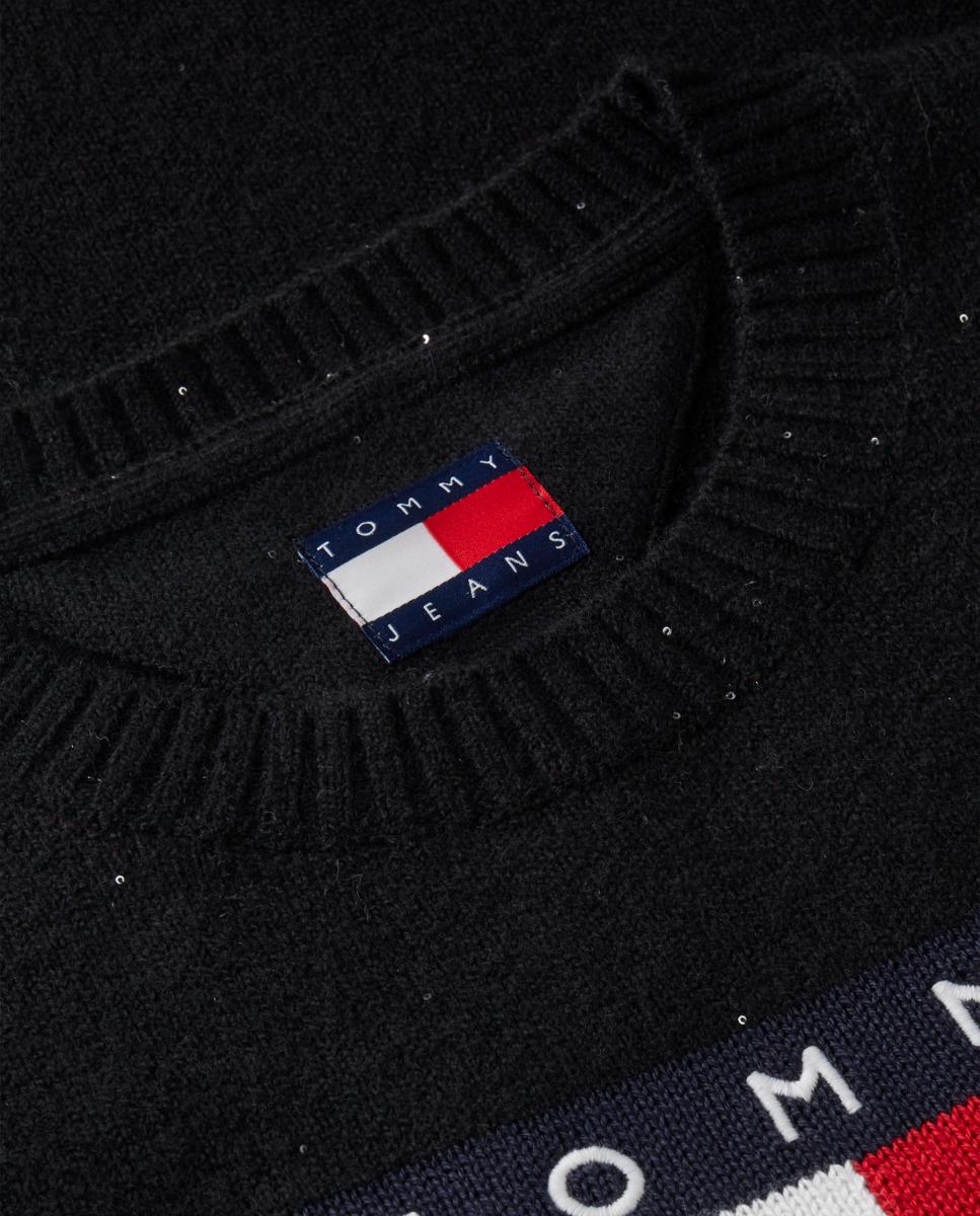 Vestido tipo sweater de Tommy Jeans - Negro Negro-6