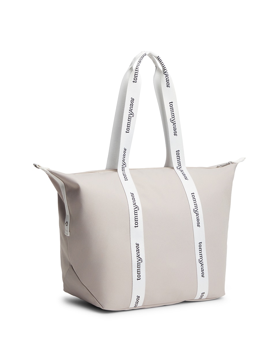 Mala Tipo Tote com Alças Bege-4
