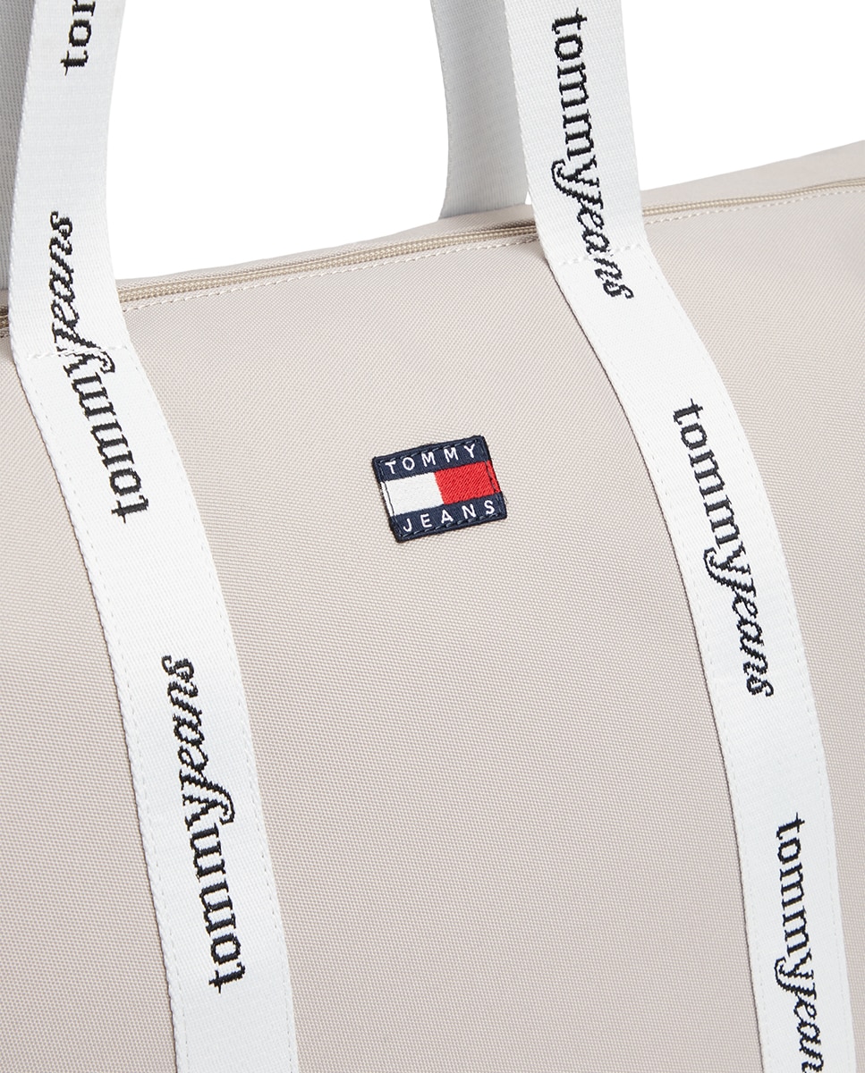 Mala Tipo Tote com Alças Bege-5