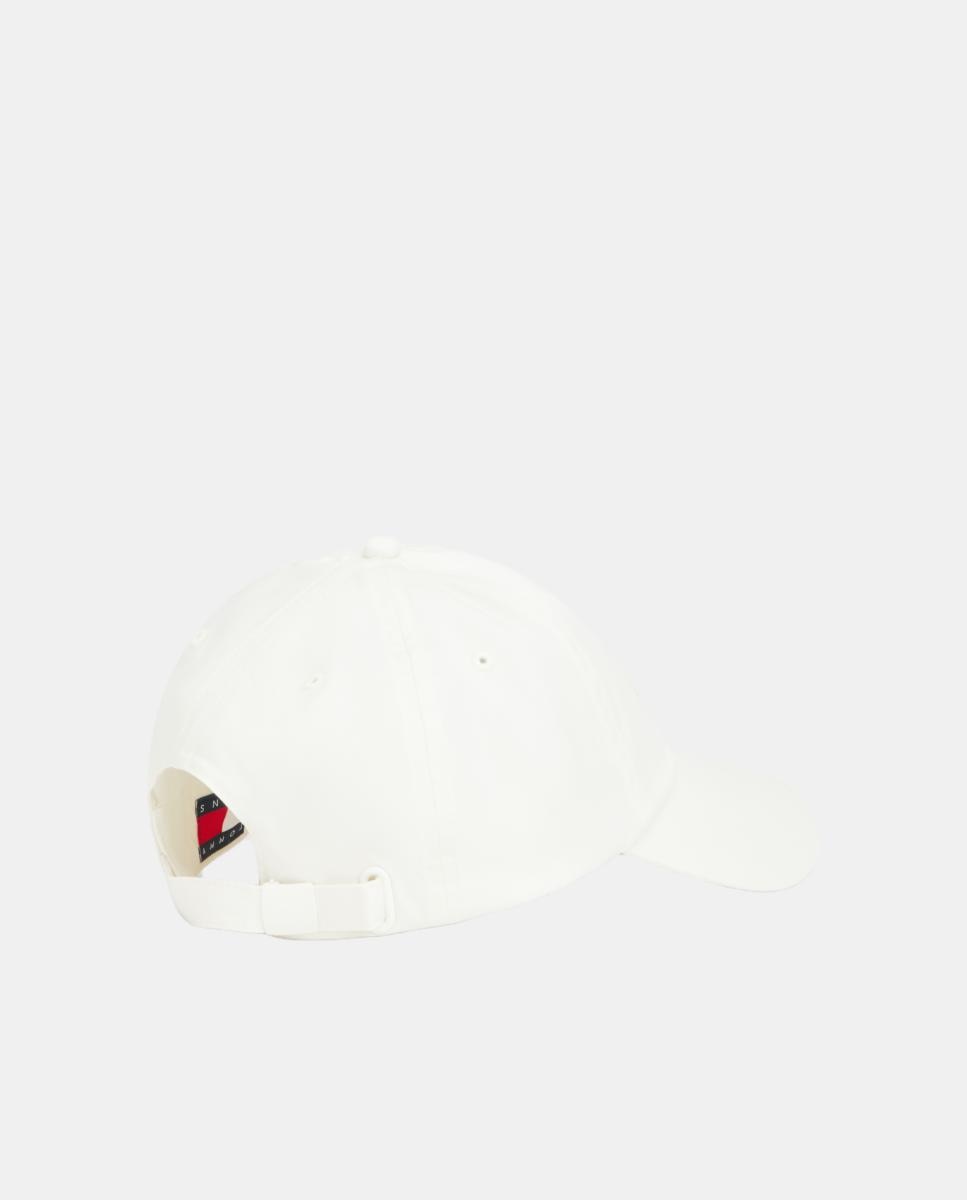 Boné Estilo Basebol com Logótipo Bordado Branco-2