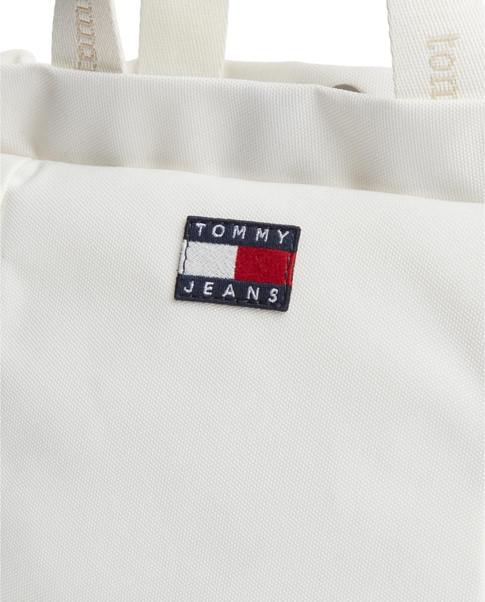 Mala Tipo Tote Mini com Detalhes Diferentes Branco-3