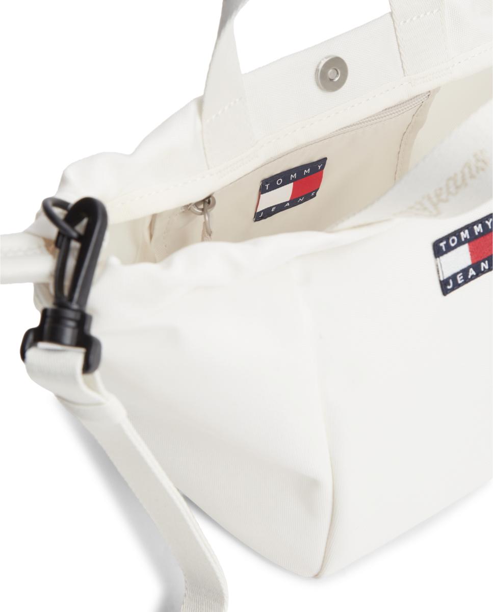 Mala Tipo Tote Mini com Detalhes Diferentes Branco-5