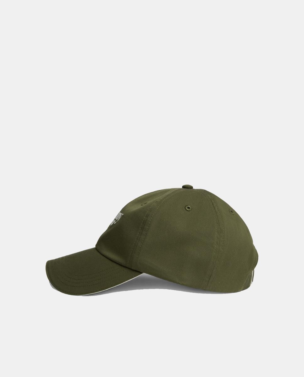 Boné com Logótipo de Estilo Manuscrito Verde-militar-3