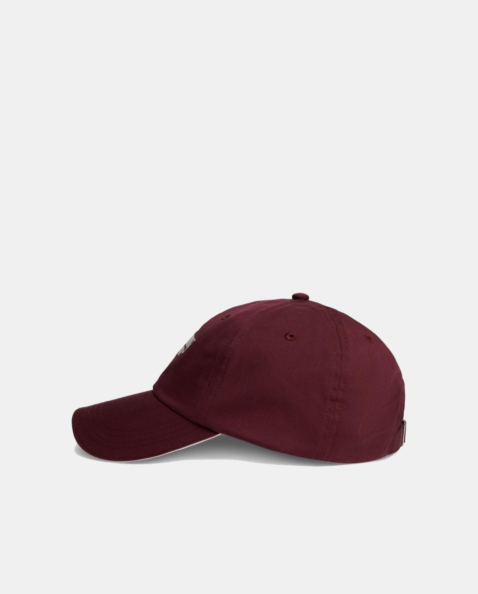 Boné com Logótipo de Estilo Manuscrito Bordeaux-2