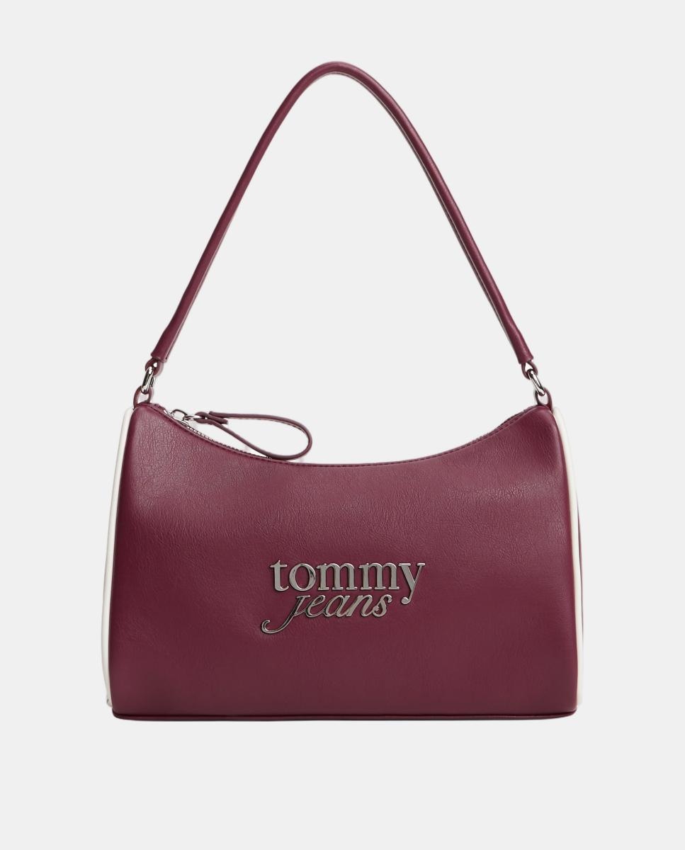Imagen 0 de Bolso de hombro de Tommy Jeans Burdeos