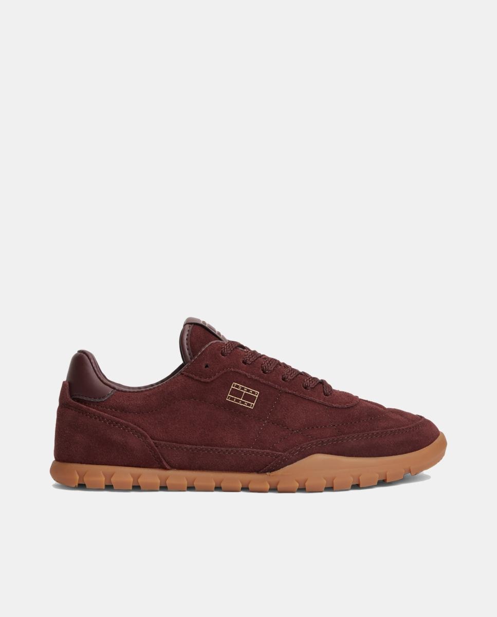 Imagen 0 de Zapatilla deportiva de ante de Tommy Jeans Burdeos