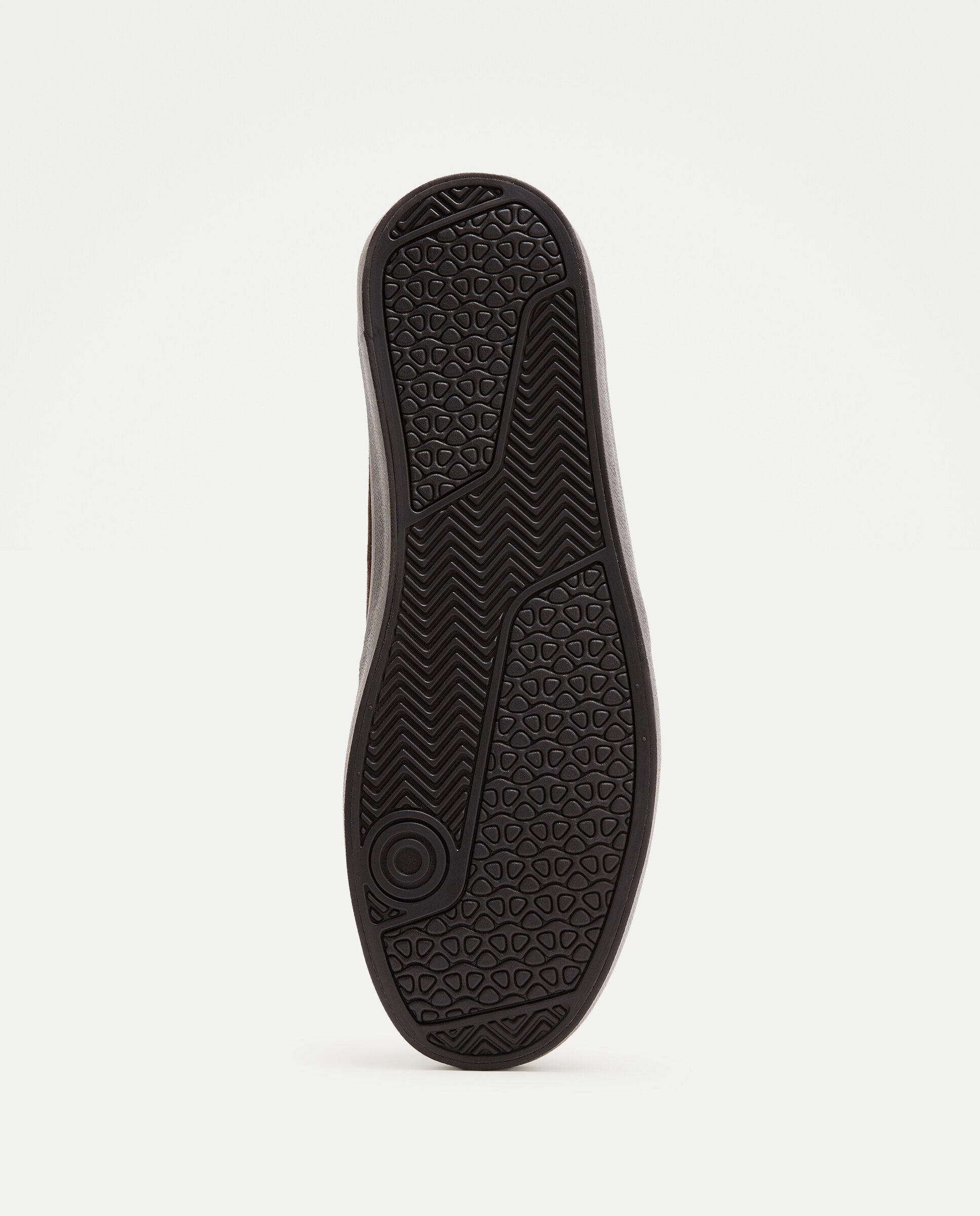 Zapato cordones de serraje de hombre con piso de goma Marrón-6