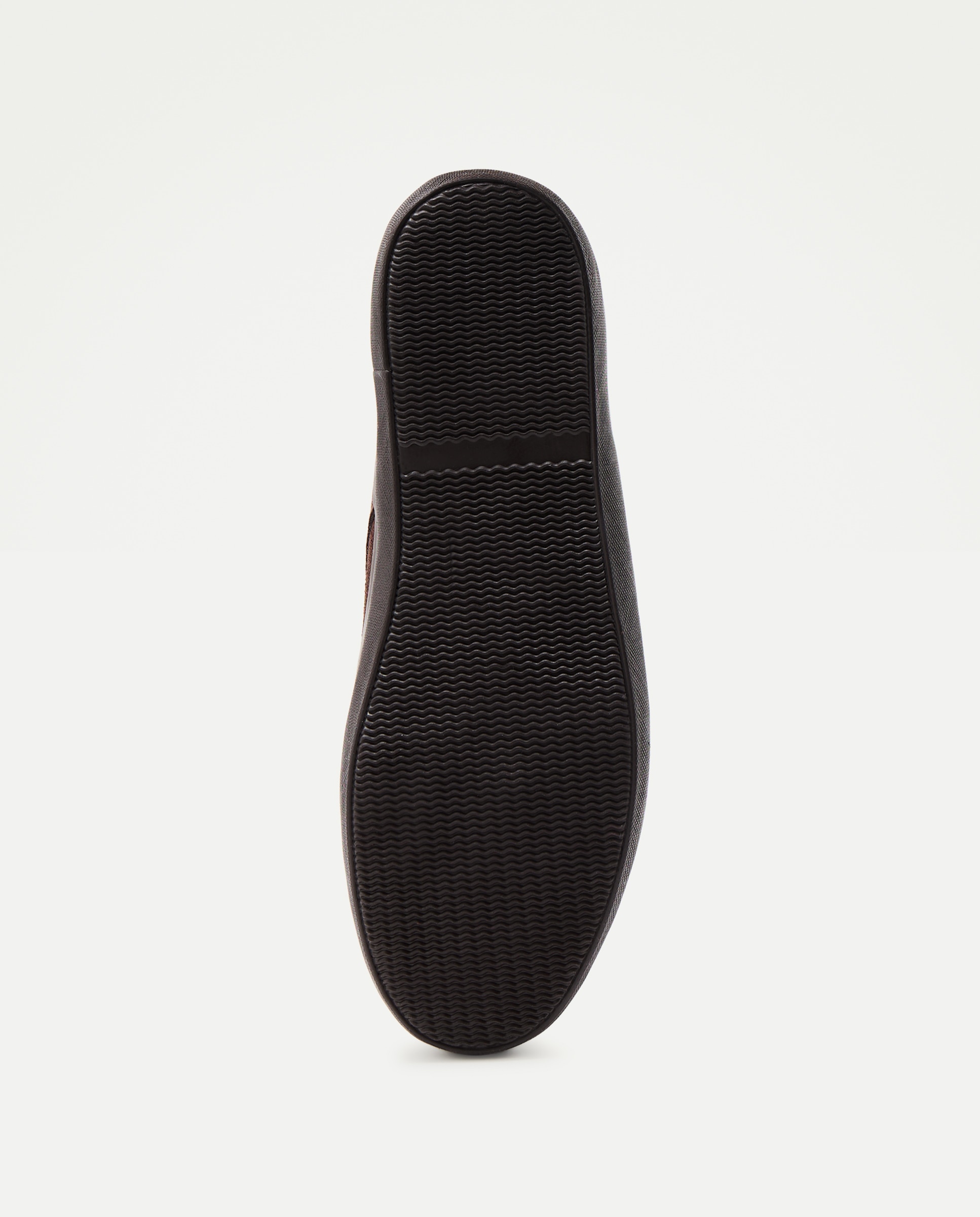 Zapato de hombre cordones de serraje con piso de goma Chocolate-6