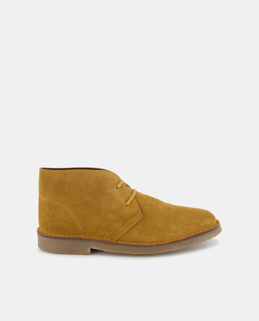 Botin cordones serraje.