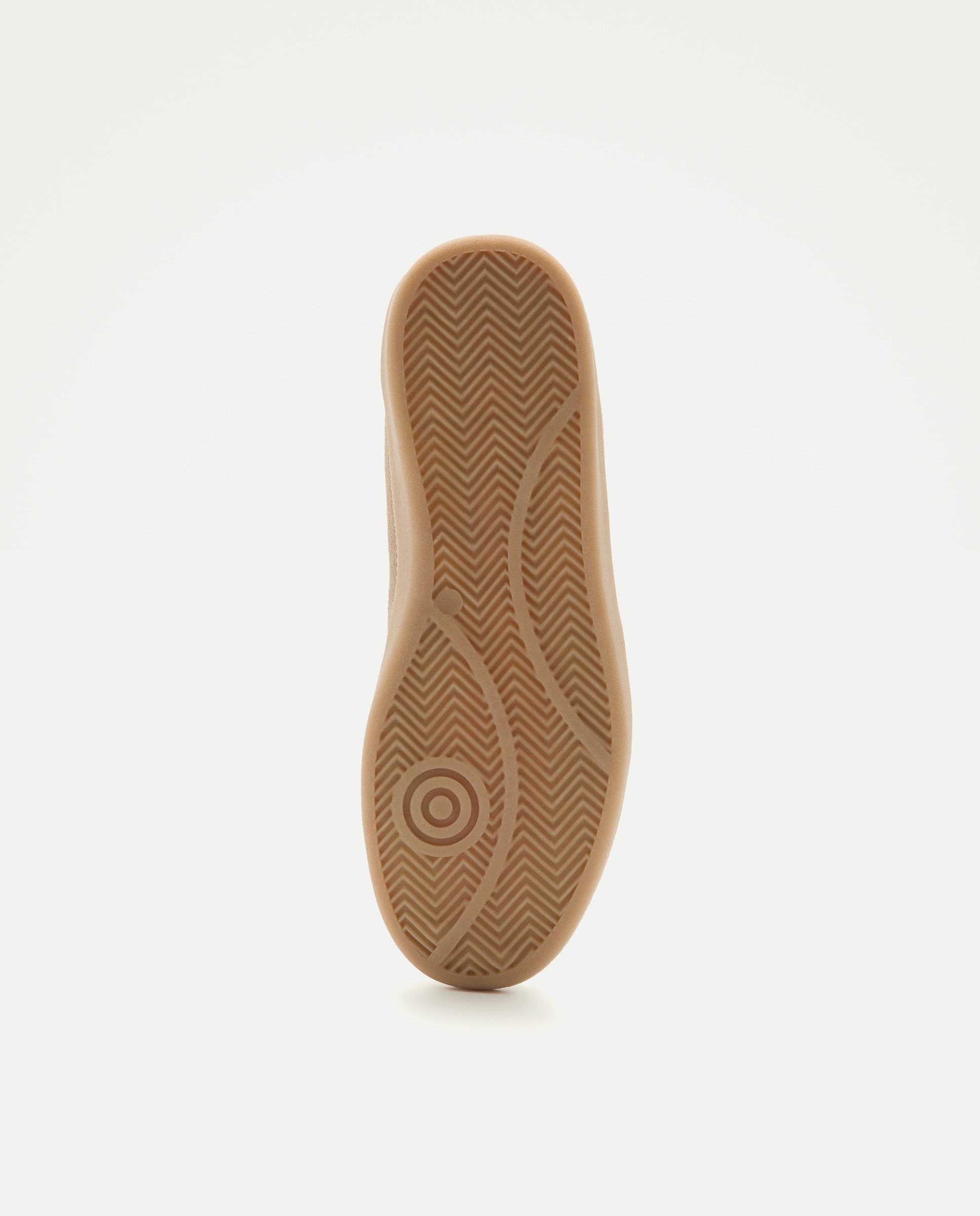 Deportivo cordones de serraje con piso de goma Visón claro-6