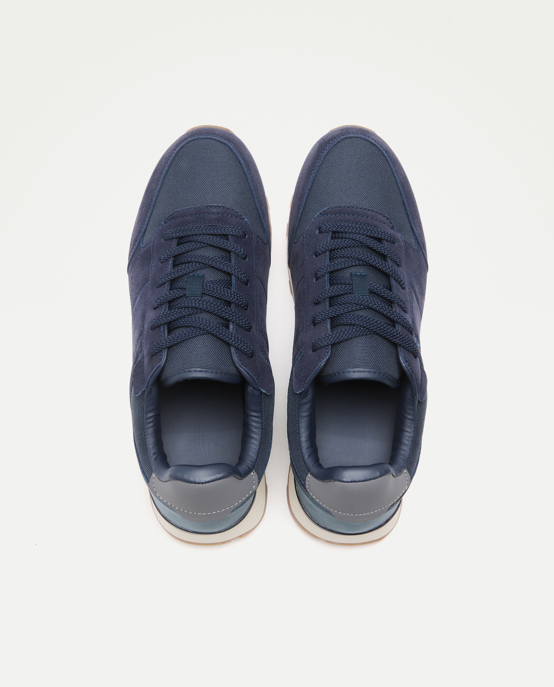 Deportivo cordones con piso de eva y goma Azul marino-4