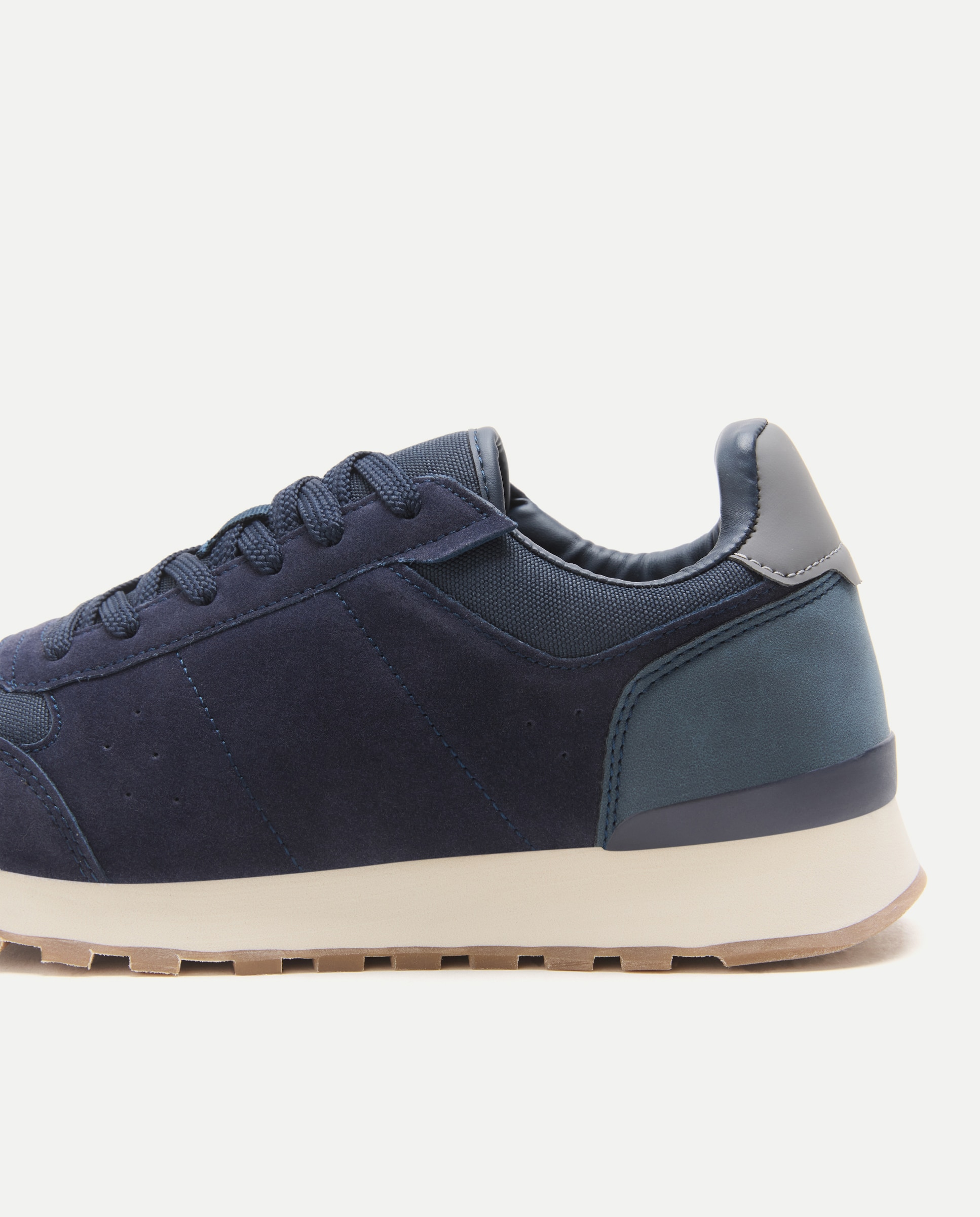 Deportivo cordones con piso de eva y goma Azul marino-5