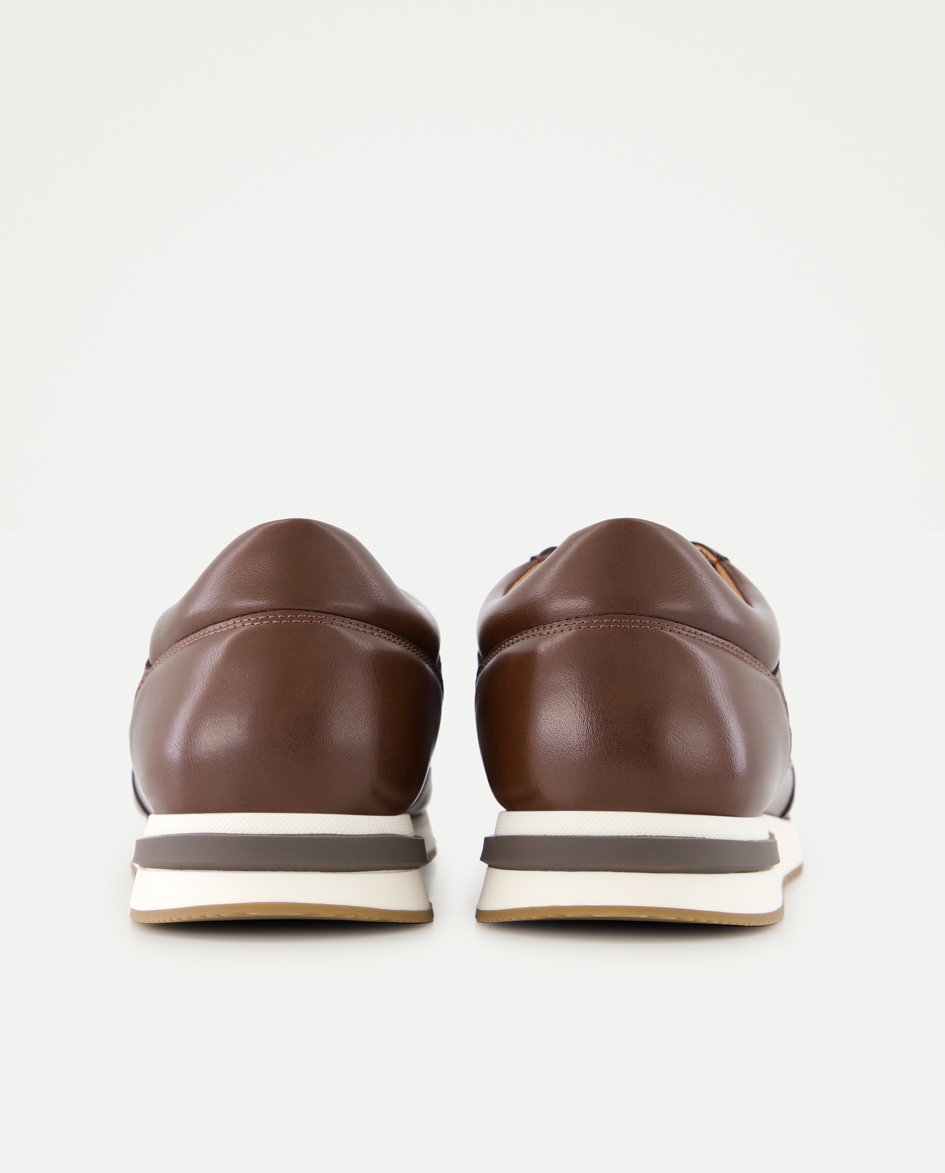 Zapato deportivo de hombre casual con piso de goma Marrón-3