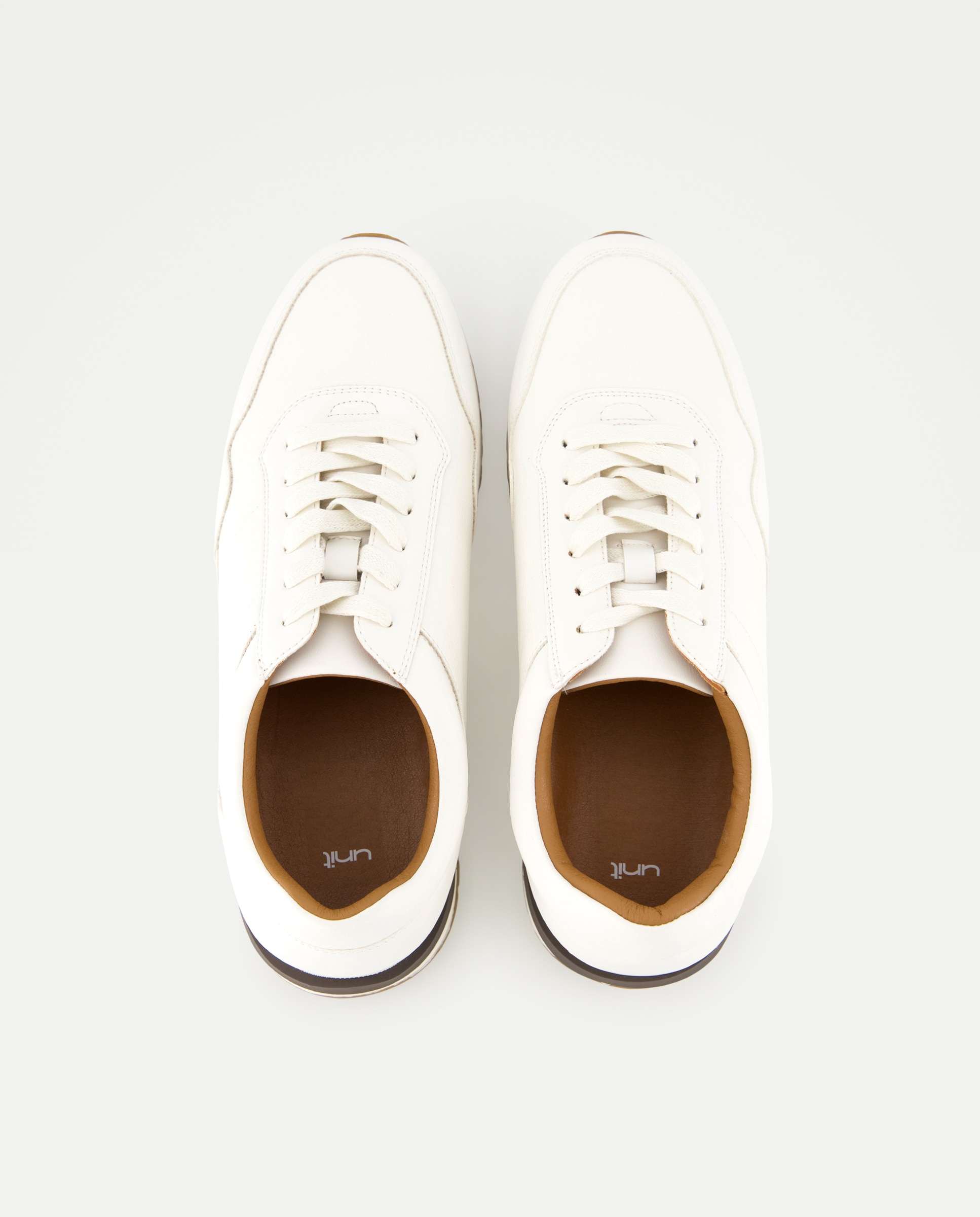 Zapato deportivo de hombre casual con piso de goma Blanco-4