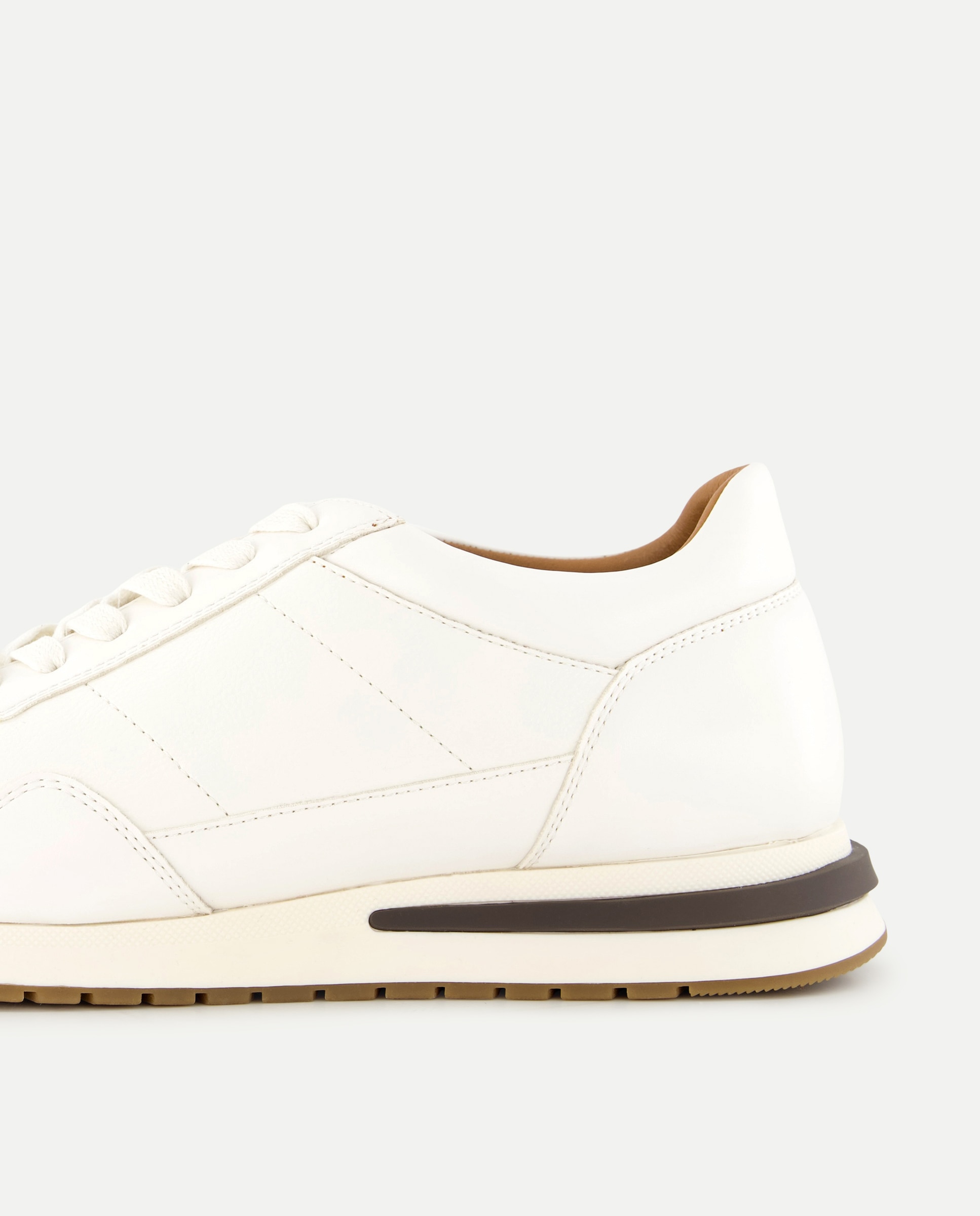 Zapato deportivo de hombre casual con piso de goma Blanco-5
