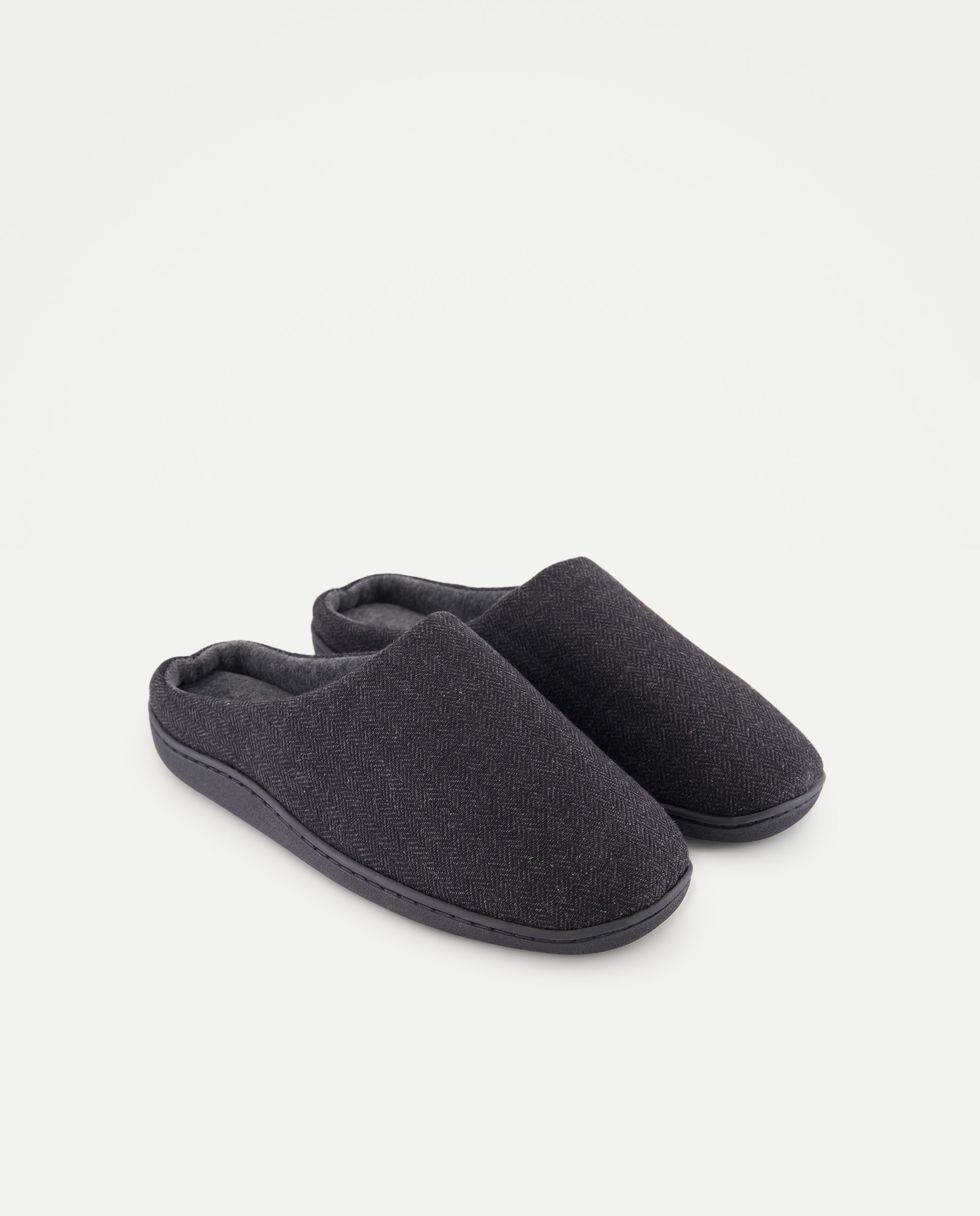Zapatilla abierta espiga de hombre con piso de goma 820 Gris medio-2