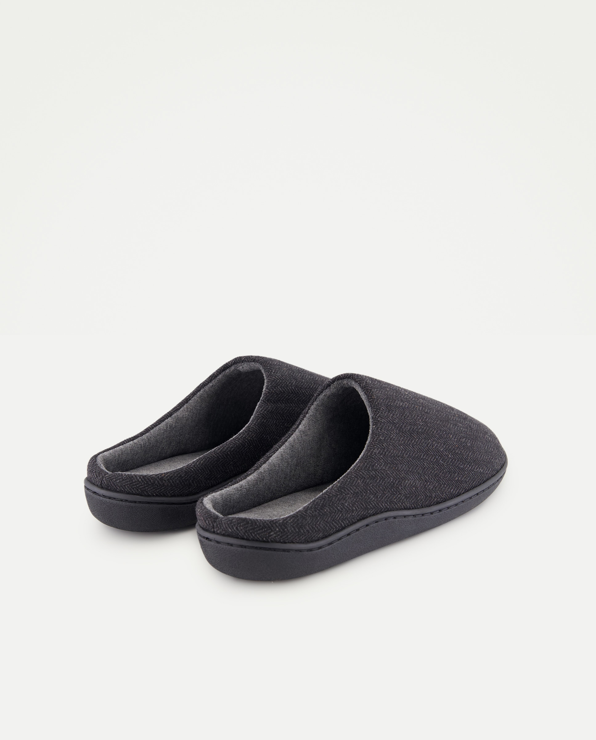Zapatilla abierta espiga de hombre con piso de goma 820 Gris medio-3