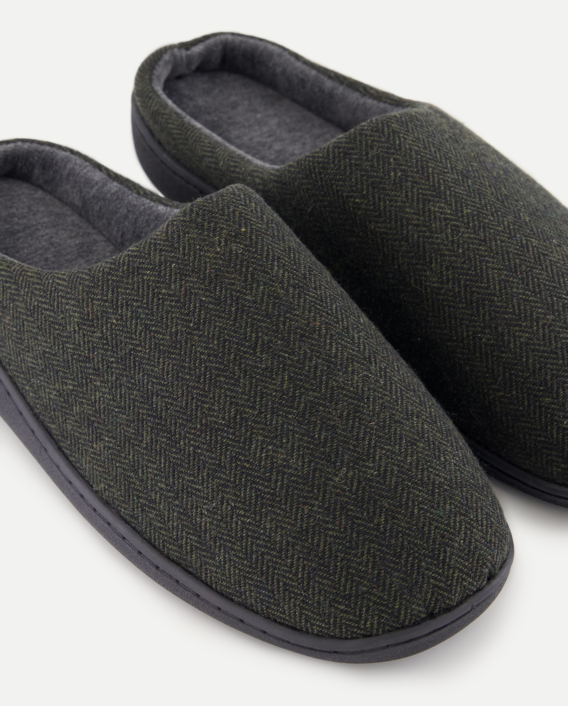 Zapatilla abierta espiga de hombre con piso de goma 520 Kaki-5