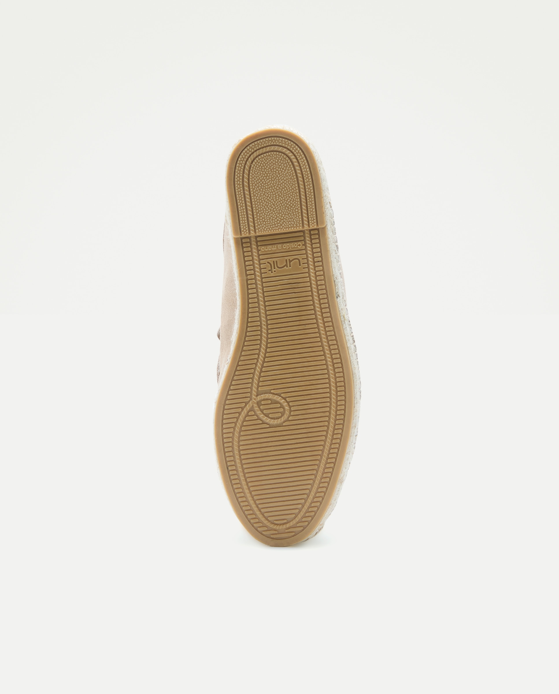 Wallaby cordones de hombre de serraje con piso de yute Tostado-6