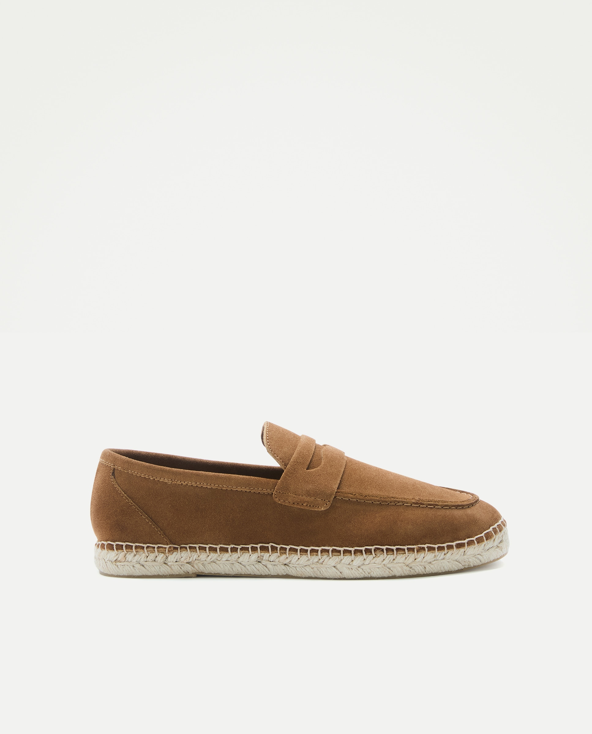 Imagen 0 de Mocasin antifaz de hombre de serraje con piso de yute
