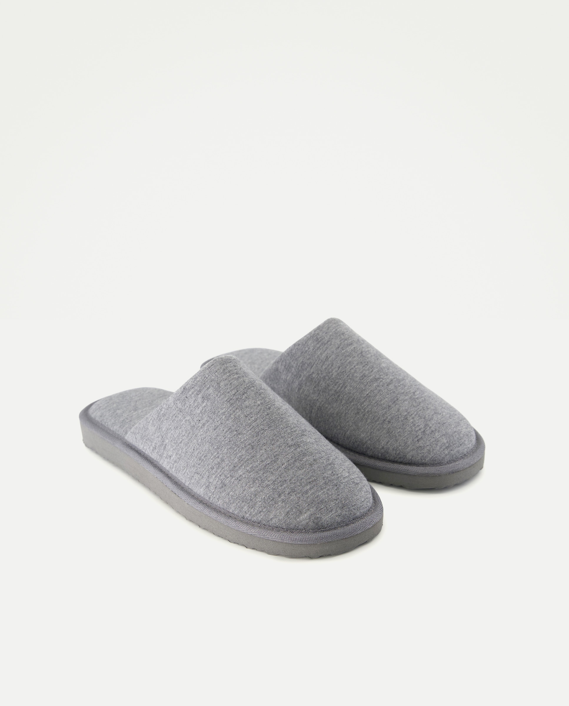 Zapatilla jersey de hombre con piso ligero Gris claro-2