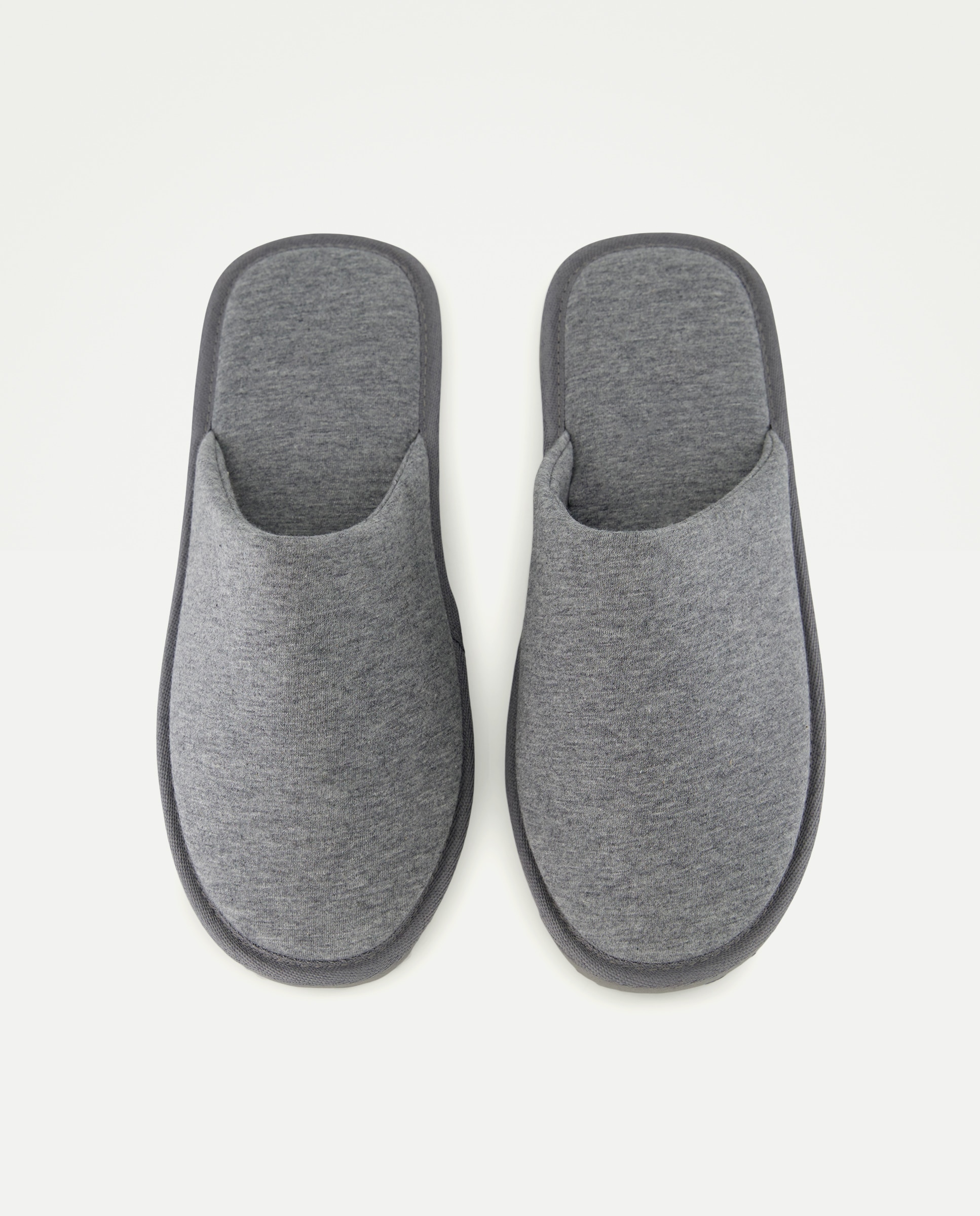 Zapatilla jersey de hombre con piso ligero Gris claro-4