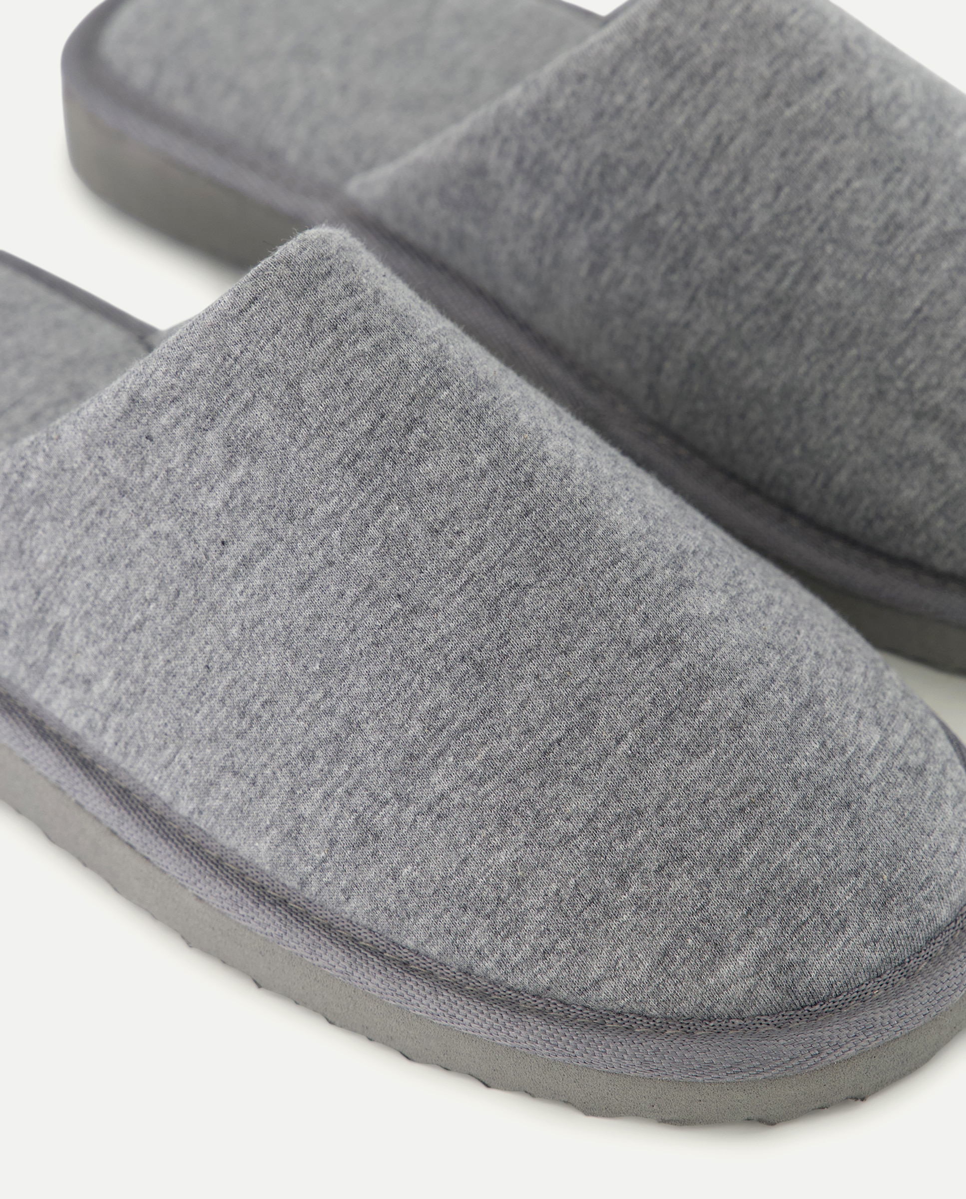 Zapatilla jersey de hombre con piso ligero Gris claro-5