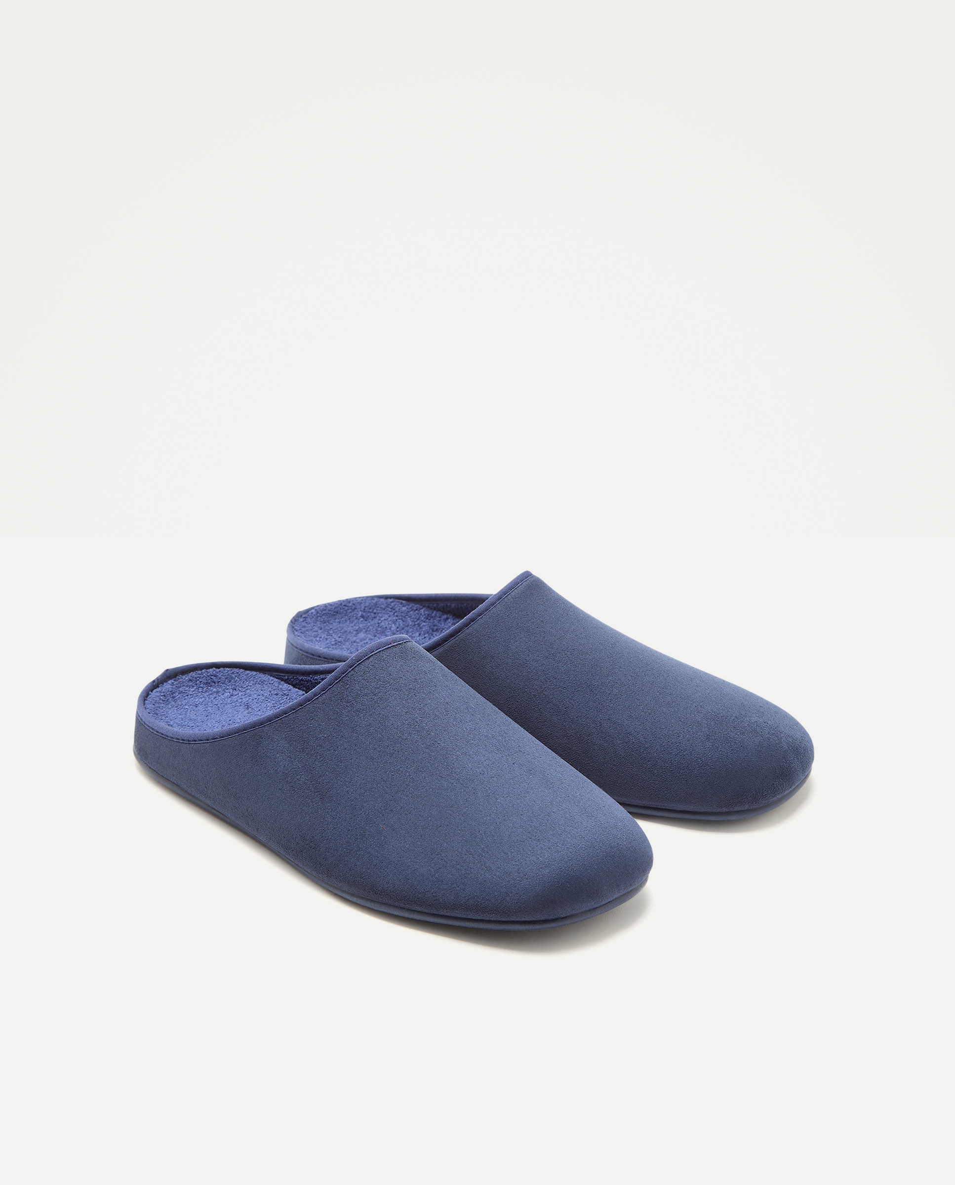 Zapatilla aitana con piso de goma Azul marino-2