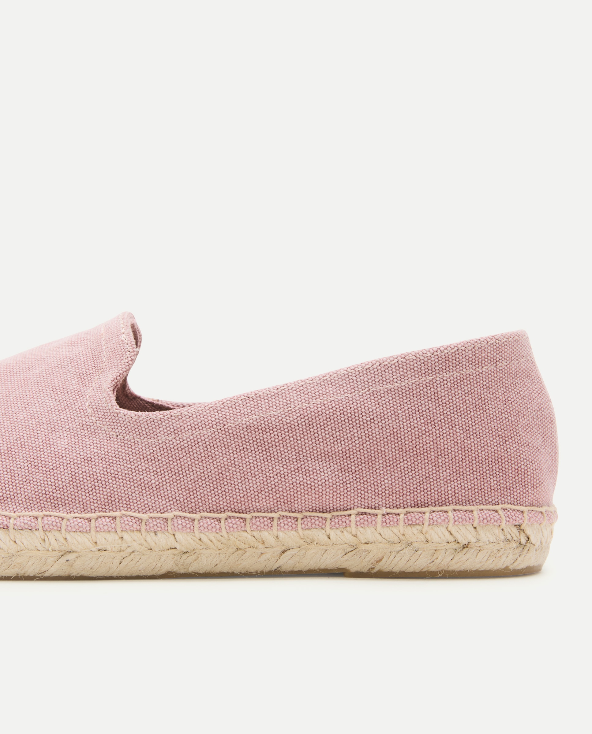Alpargata lona lavada de hombre con piso de yute Rosa claro-5