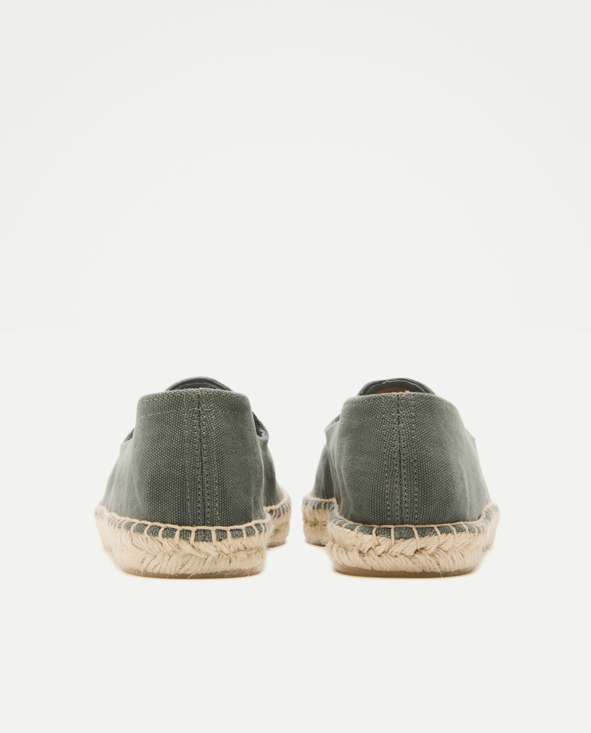 Alpargata lona lavada de hombre con piso de yute 520 Kaki-3
