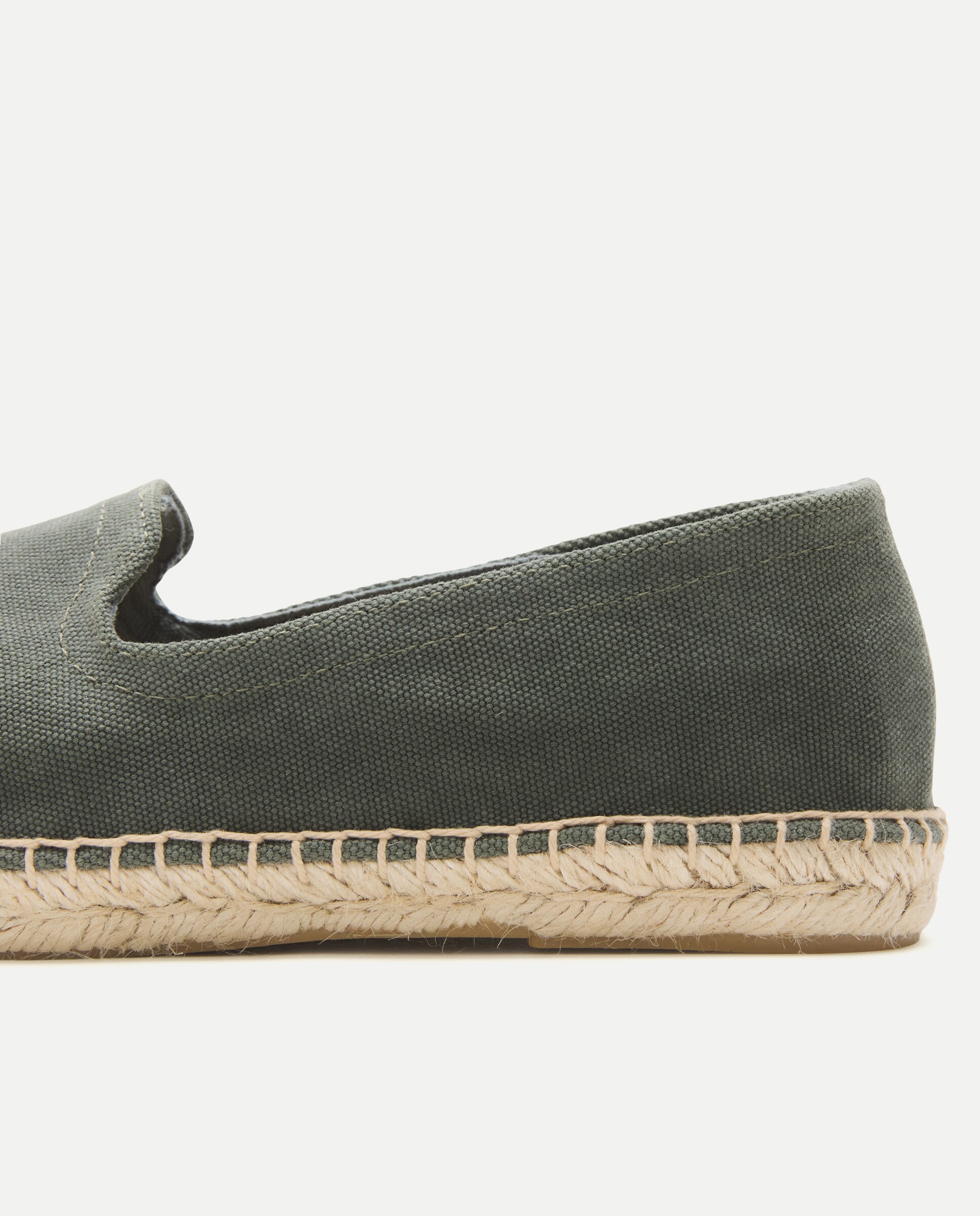 Alpargata lona lavada de hombre con piso de yute 520 Kaki-5