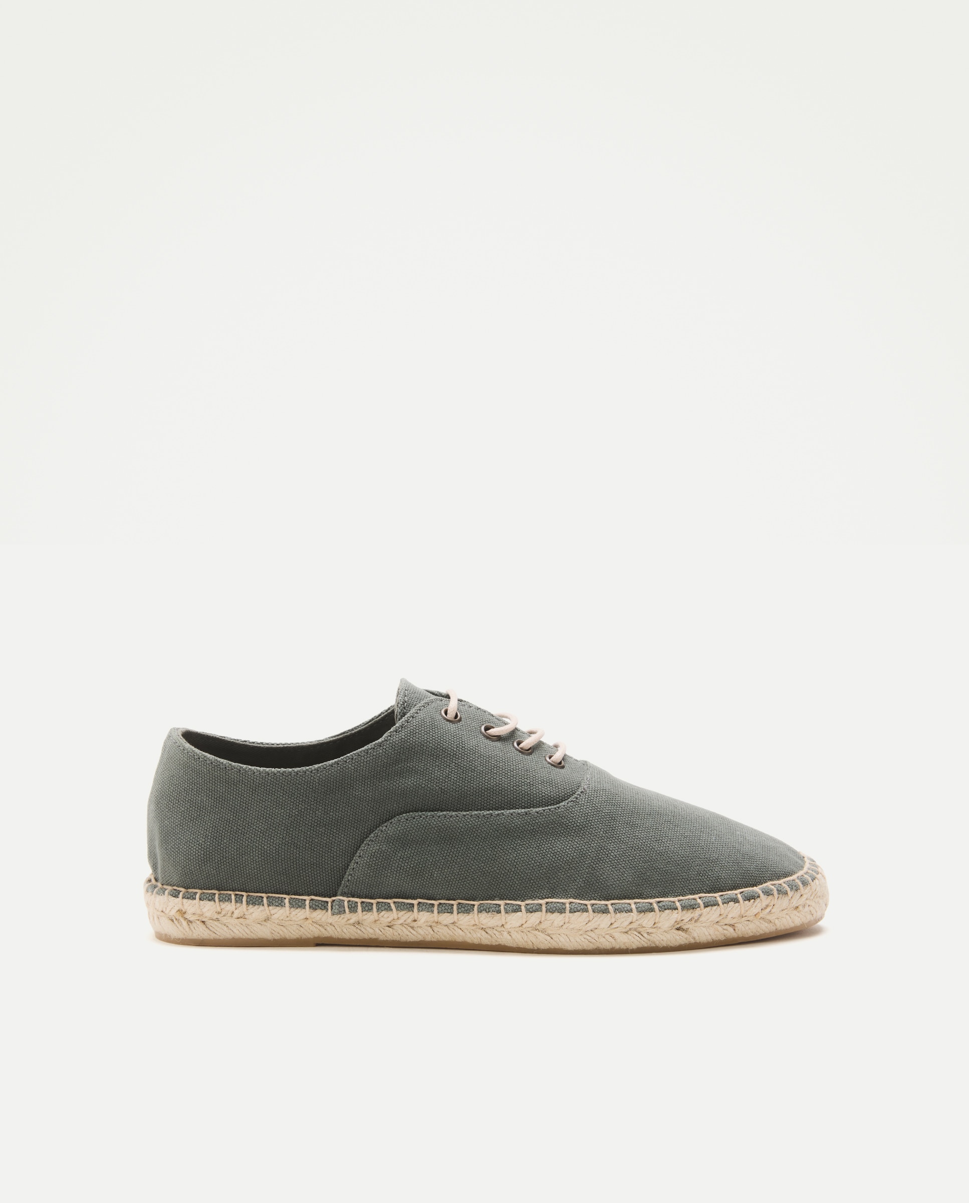 Imagen 0 de Zapato cordones lona lavada de hombre con piso de yute