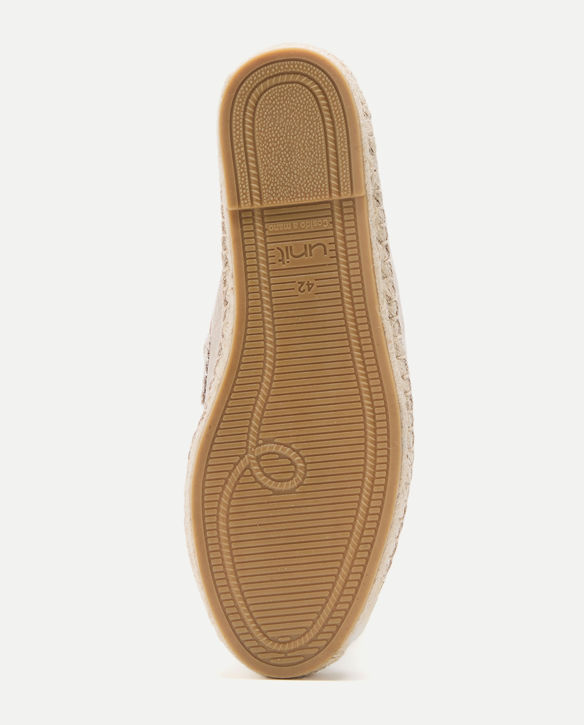 Mocasin antifaz lona lavada de hombre con piso de yute Tostado-6
