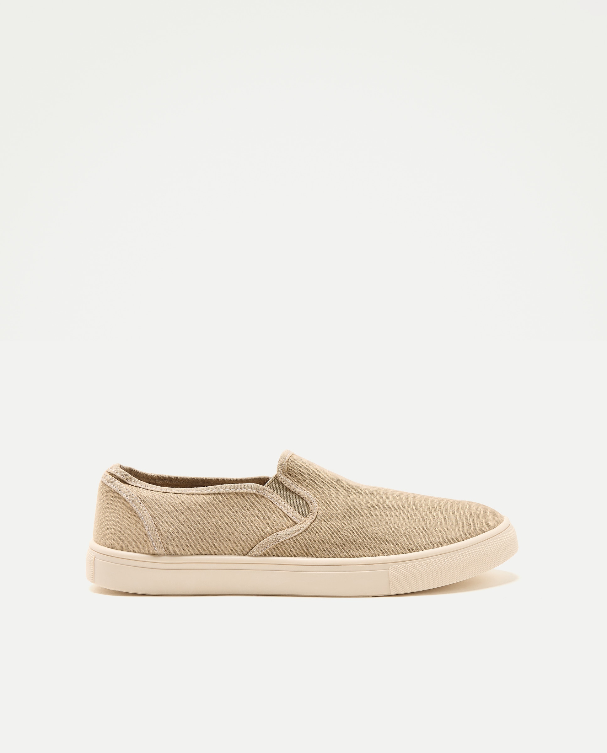 Imagen 0 de Zapato elasticos de lona lavada con piso de goma