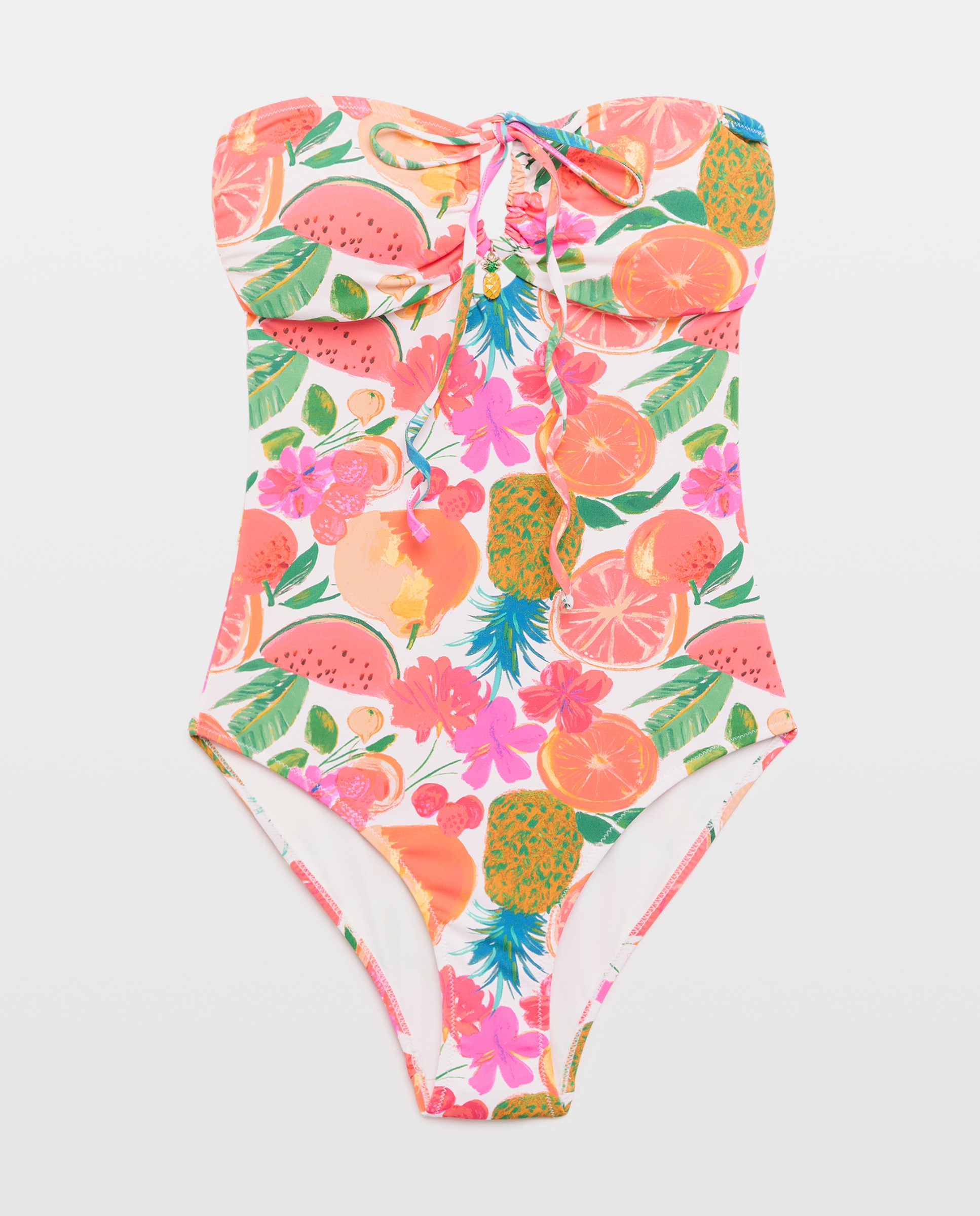 Easy Wear - Bañador con frutas tropicales de mujer.